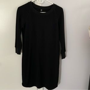 UNIQLO Waffle Knit Shirt Dress